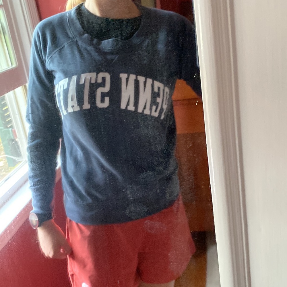 Penn State Gray and White Sweatshirt in Size S